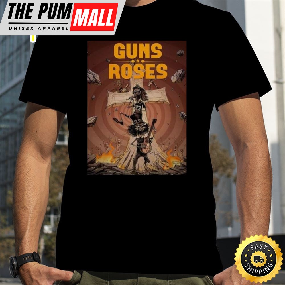 Orbit Guns N Roses Bonus Edition By Michael Frizell TidalWave Comics T-Shirt