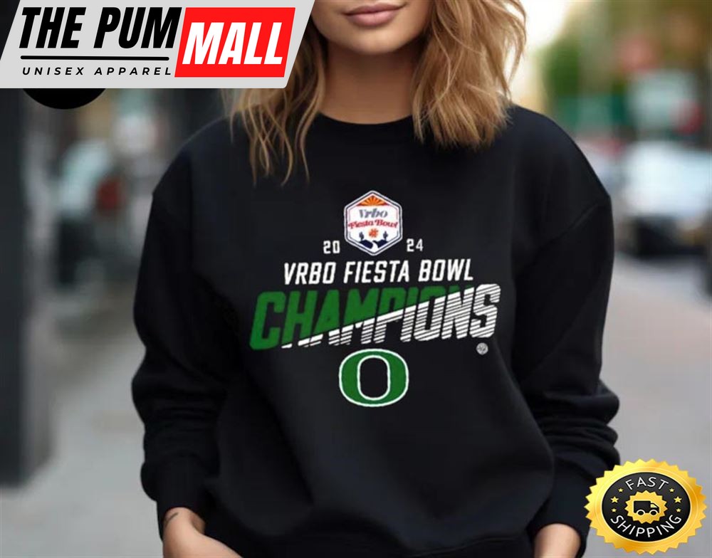 Oregon Ducks 2025 Vrbo Fiesta Bowl Champions Unisex T-Shirt