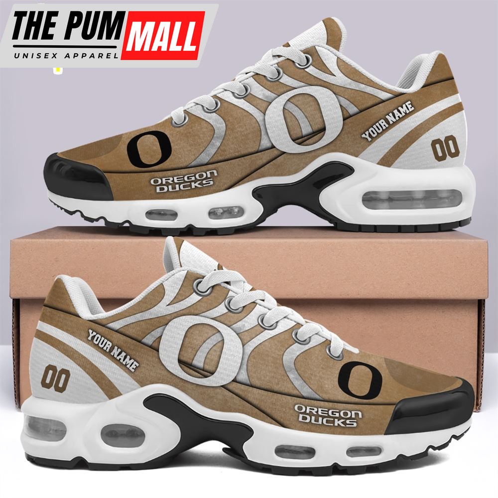 Oregon Ducks TN Shoes Custom Your Name And Number Max Plus Shoes