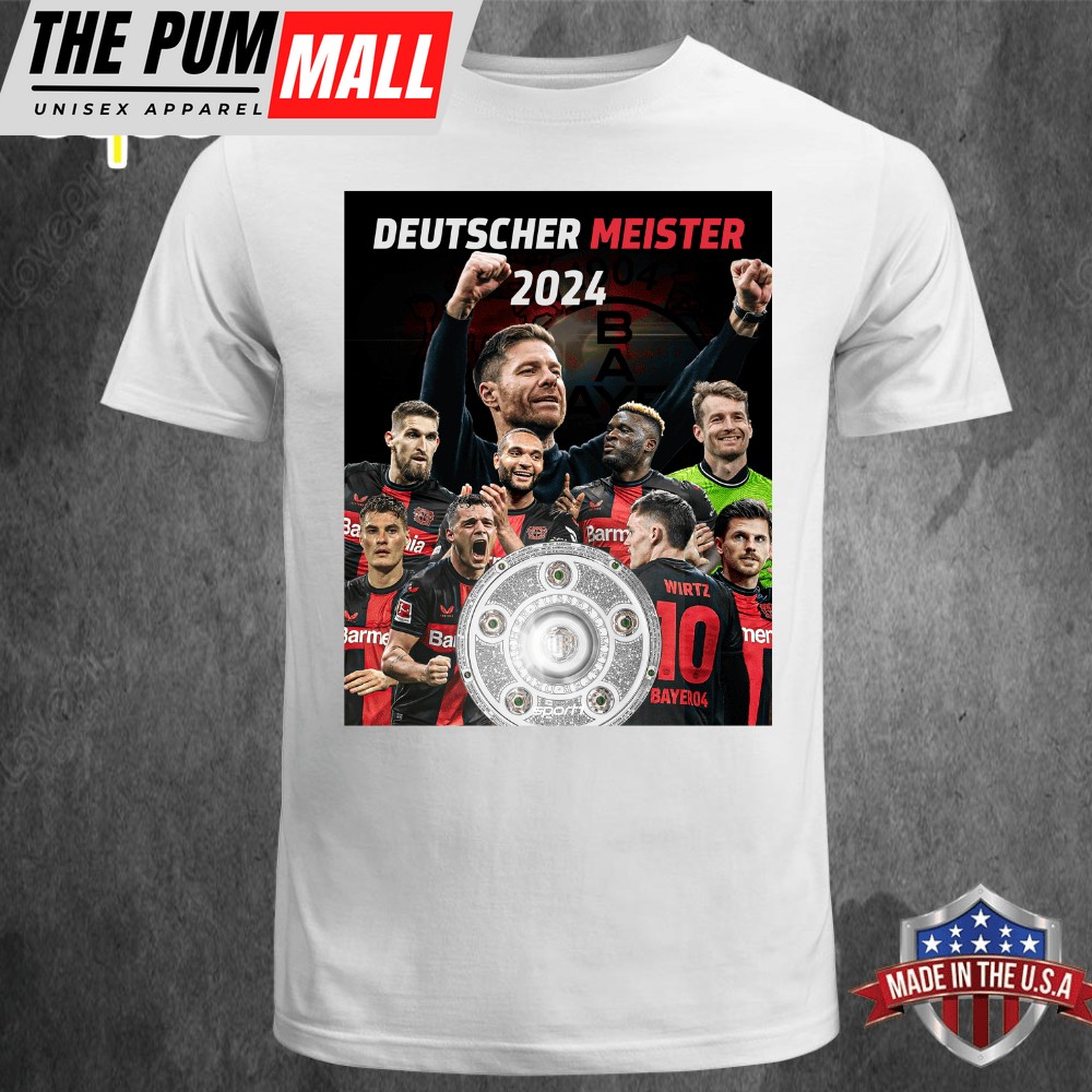 Original Bundesliga Deutscher Meister Bayer 04 Leverkusen T-shirt