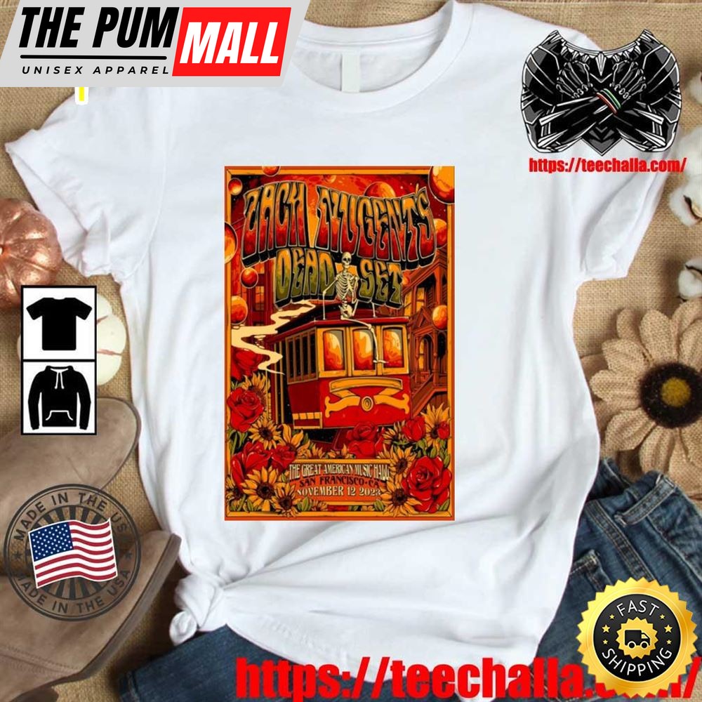 Original Zach Nugents Dead Set Tour Nov 12, 2025 Great American Music Hall Shir