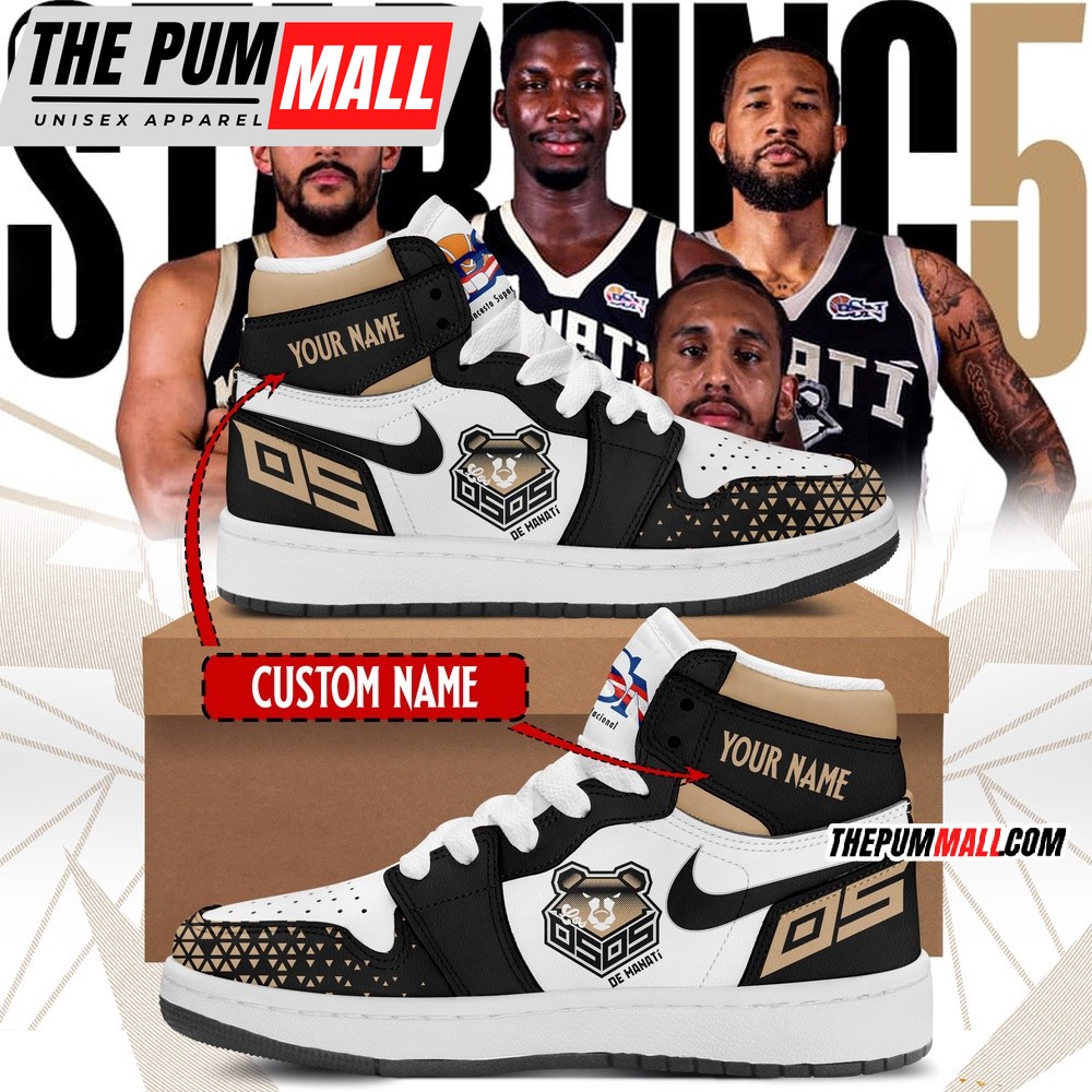 Osos De Manati Basketball 2024 Air Jd 1 Hightop Shoes