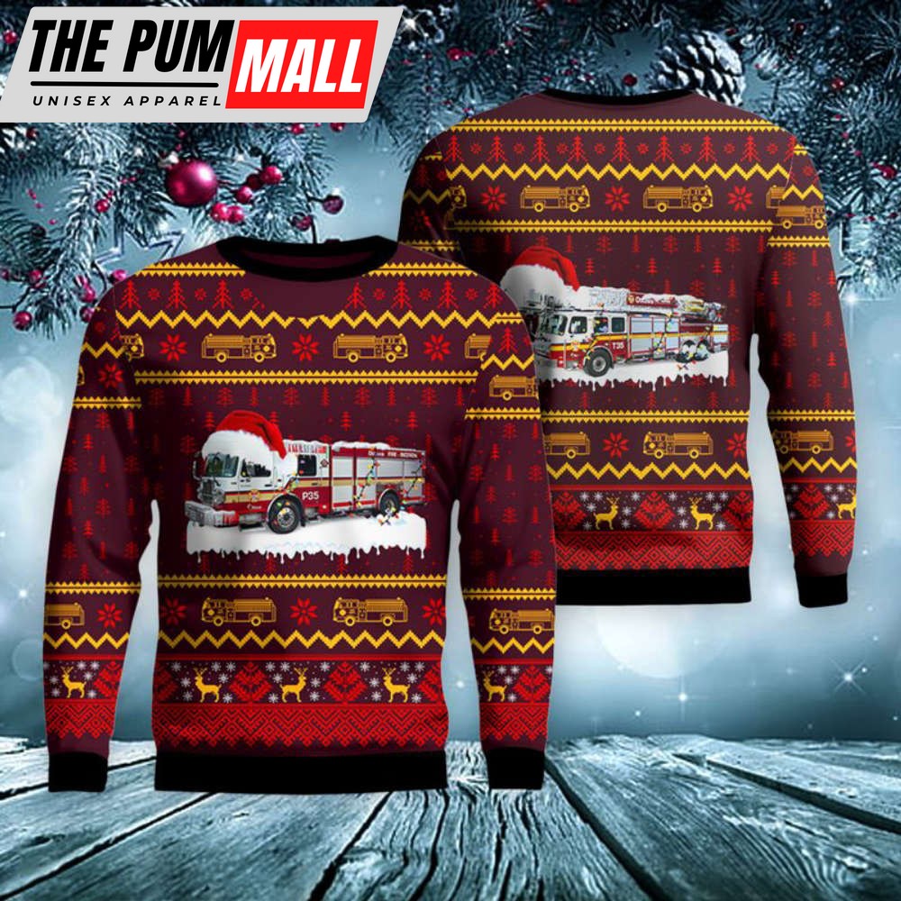OTTAWA FIRE SERVICES CHRISTMAS SWEATER Gift For Christmas