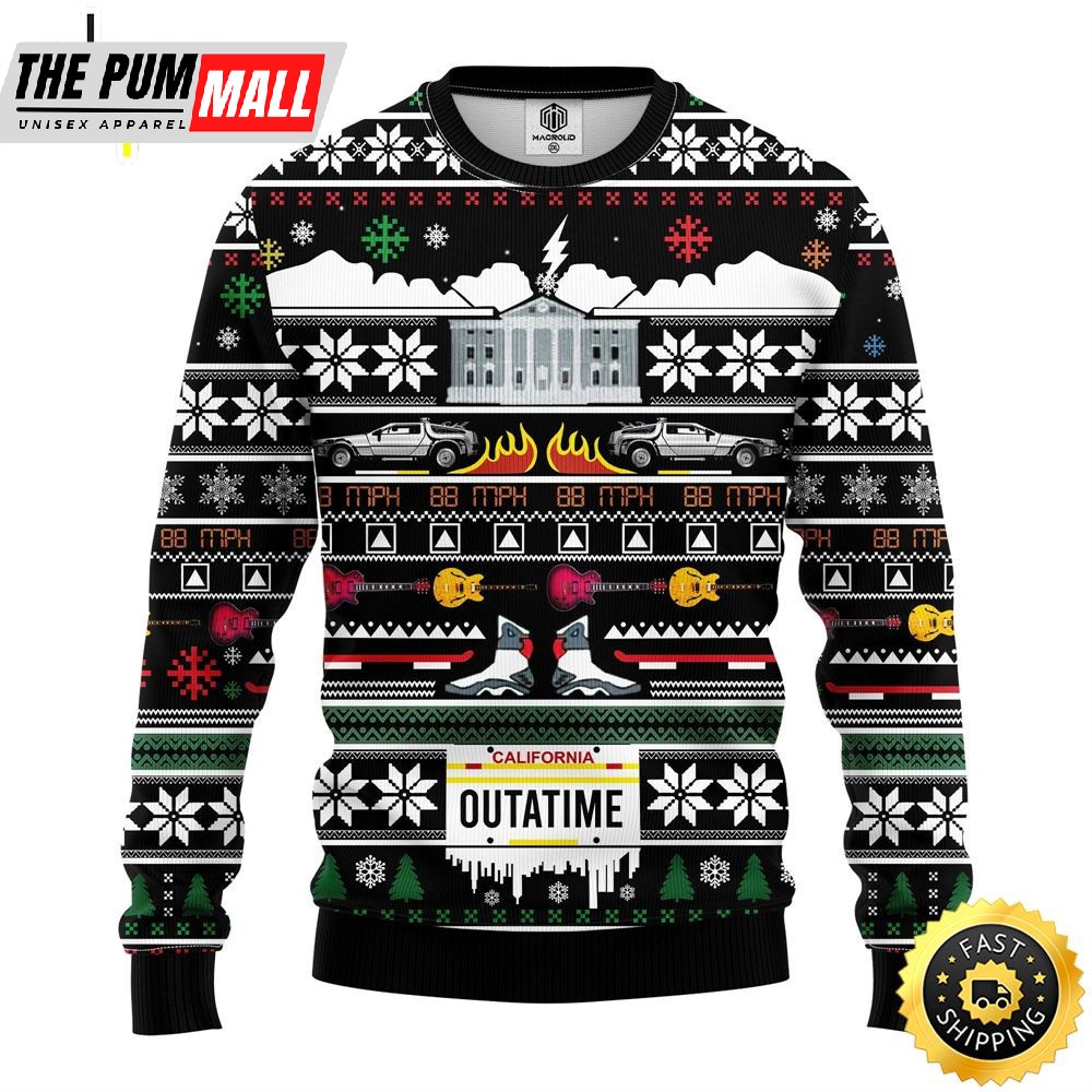 Outatime Amazing Gift Idea Thanksgiving Gift Ugly Sweater