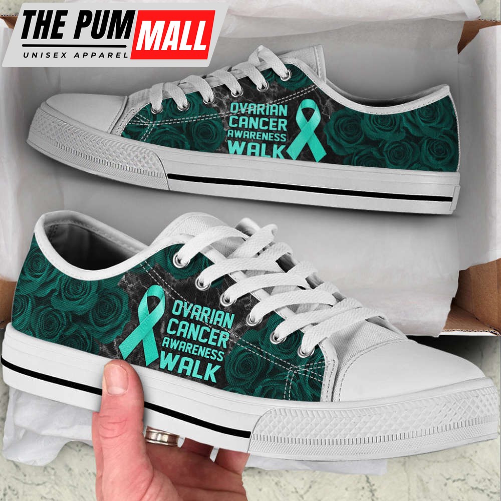 ovarian-cancer-shoes-awareness-walk-low-top-shoes-canvas-shoes-v3pphs2h Ovarian Cancer Shoes Awareness Walk Low Top Shoes Canvas Shoes