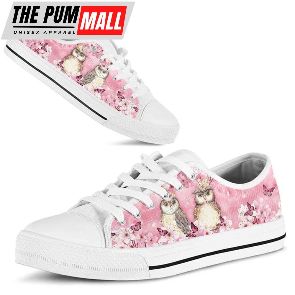 owl-cherry-blossom-low-top-shoes-low-top-shoes-mens-women-0be53qs1 Owl Cherry Blossom Low Top Shoes – Low Top Shoes Mens, Women