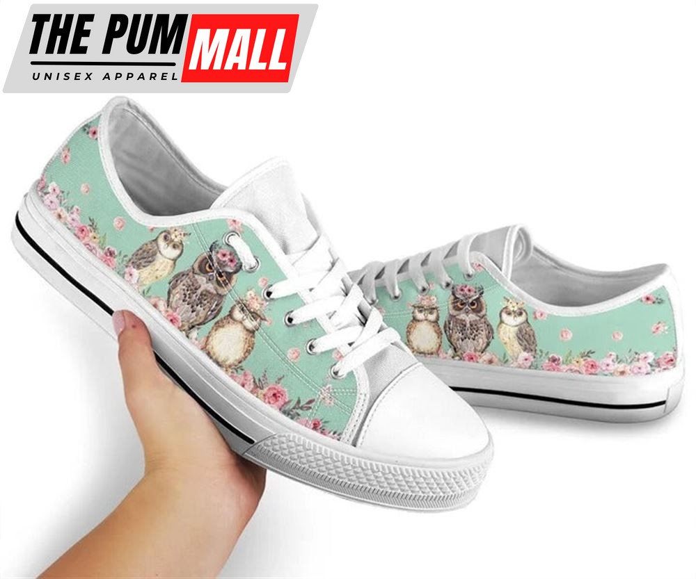 owl-flower-watercolor-low-top-shoes-low-top-shoes-mens-women-369h10bi Owl Flower Watercolor Low Top Shoes – Low Top Shoes Mens, Women
