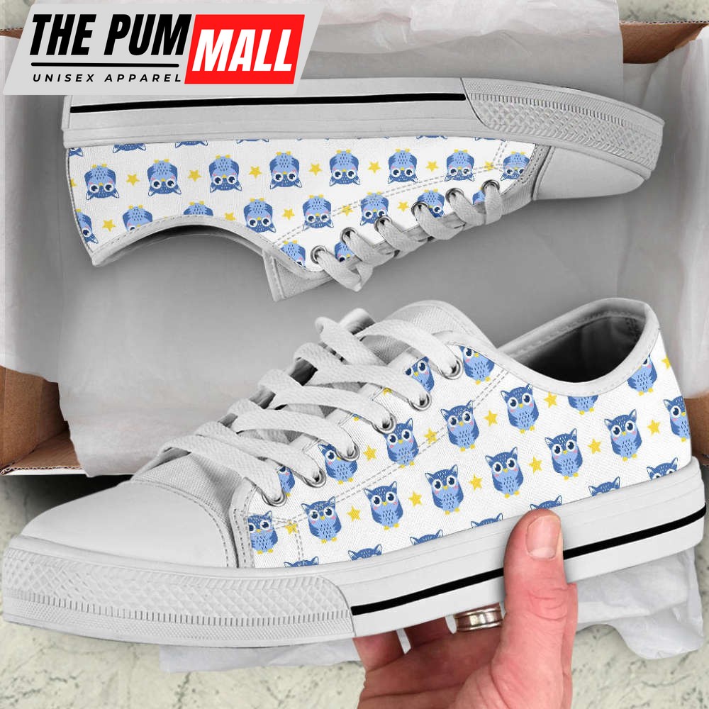 Owl Shoes, Owl Sneakers, Shoes with Owls, Women Shoes, Men Shoes