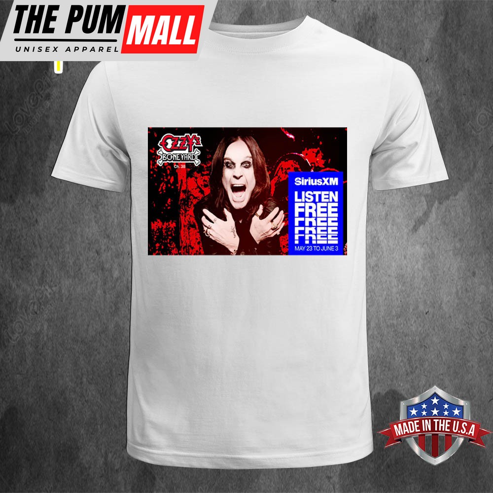 Ozzy Osbourne Listen Free Event Music 2025 Unisex T-Shirt