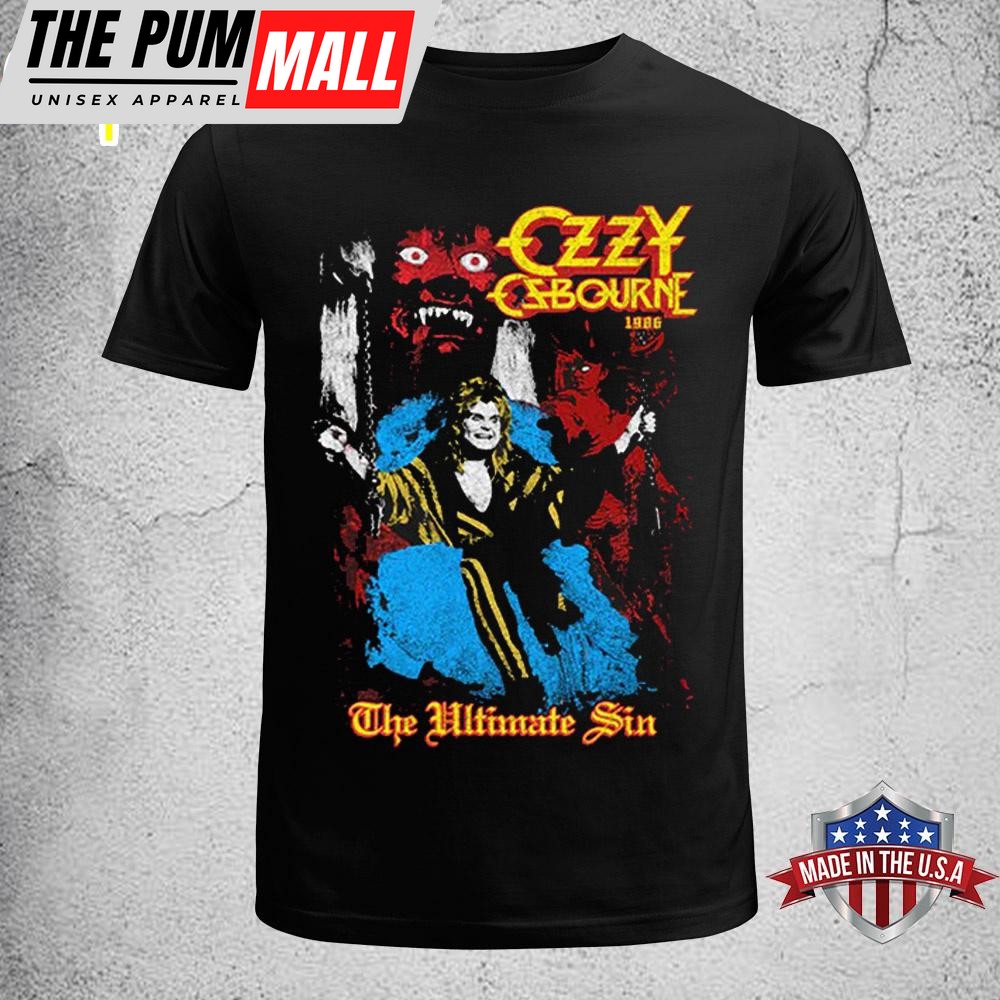 Ozzy Osbourne The Ultimate Sin Tour Unisex t-Shirt
