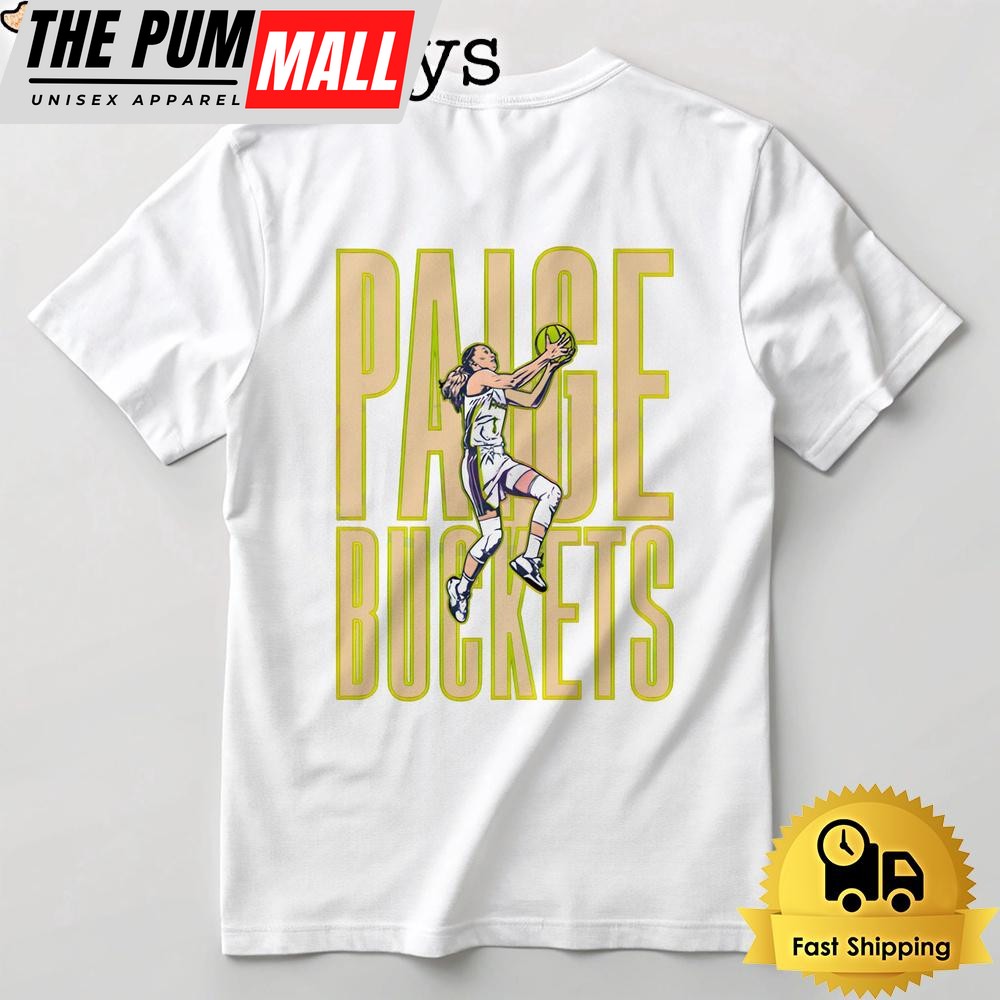 Paige Bueckers Buckets Action Dallas T Shirt