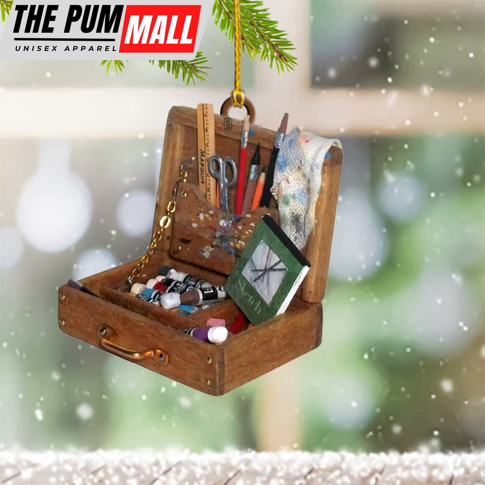 Painting Ornament Christmas Tree Hanging Ornaments Gift Ideas For Painting Lovers Limited Edition