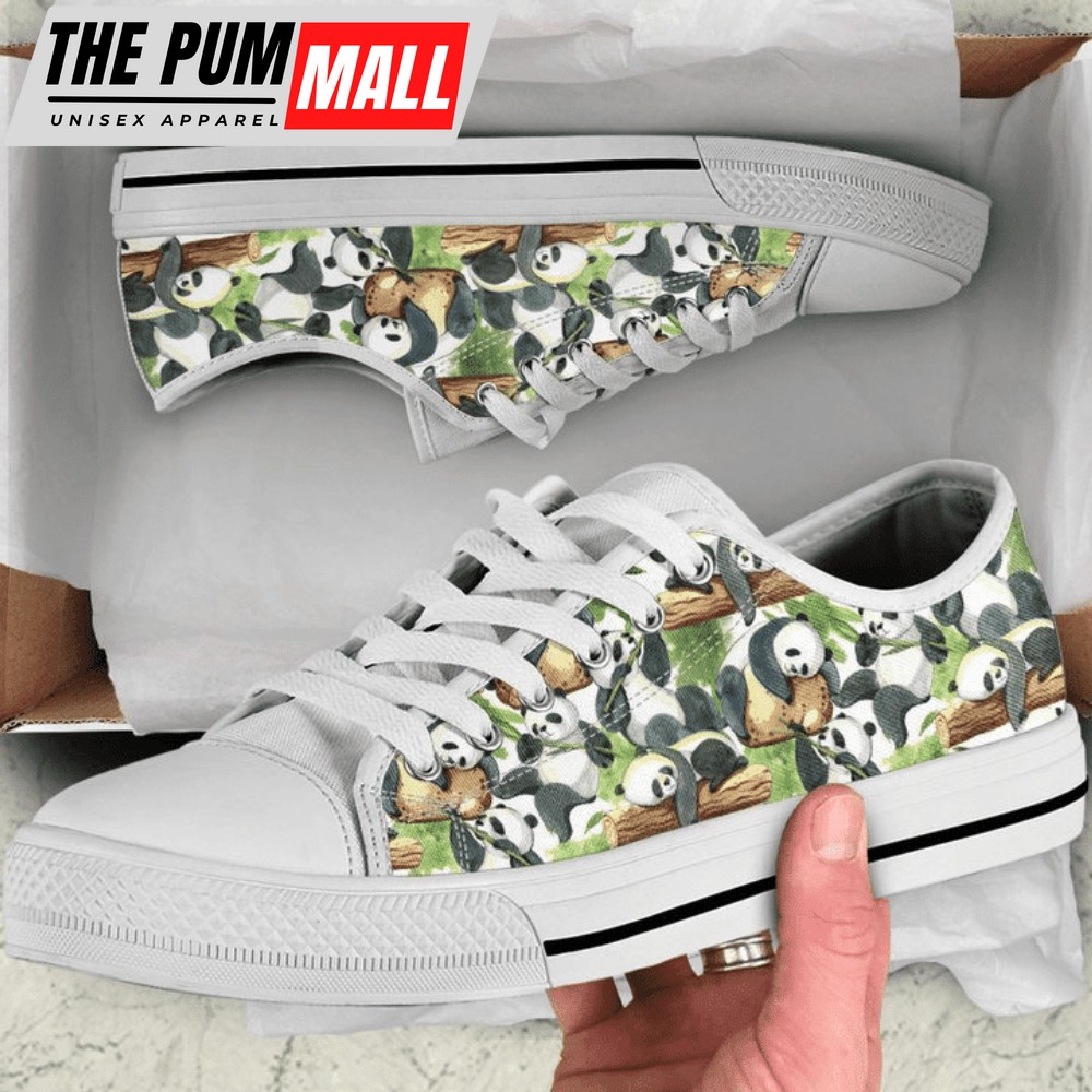 Panda Pattern Low Top Shoes Sneaker PN205200Sb Trendy Footwear