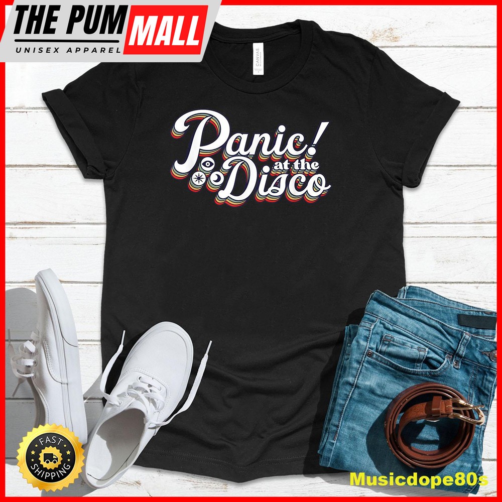Panic! At The Disco – Rainbow Logo T-Shirt