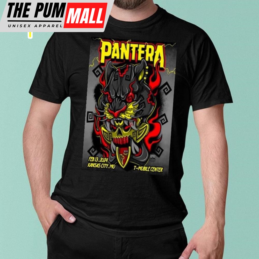 Pantera Feb 13, 2025 Kansas City, Mo Poster Shirt