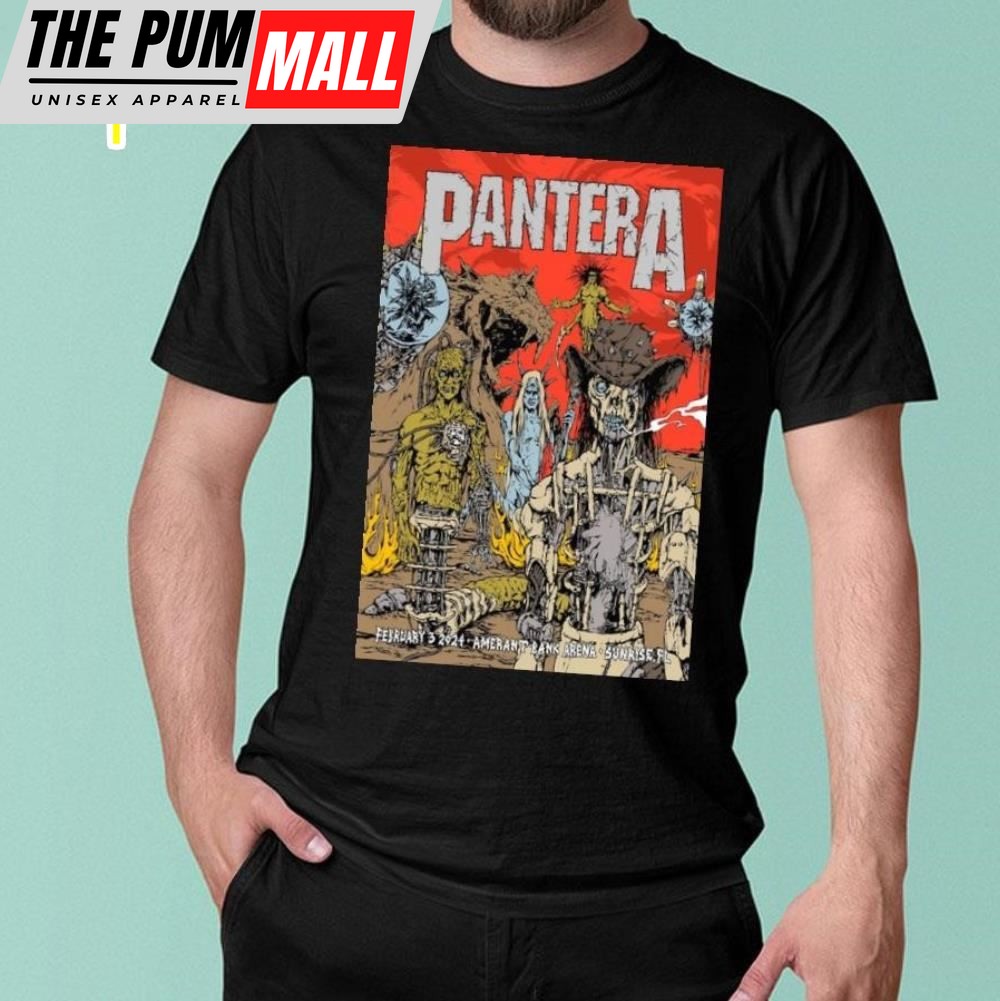 Pantera Feb 3, 2025 Sunrise, Fl Poster Shirt
