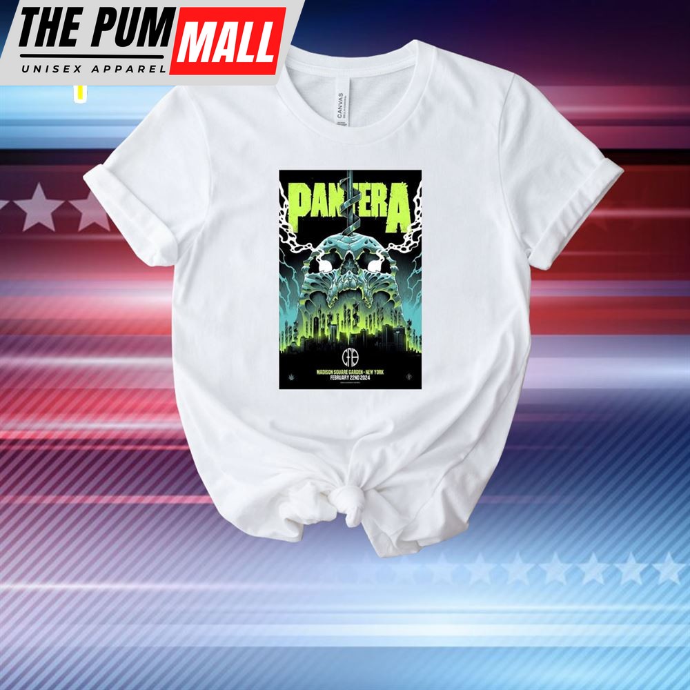 Pantera February 22, 2025 Madison Square Garden, New York City Poster T-Shirt