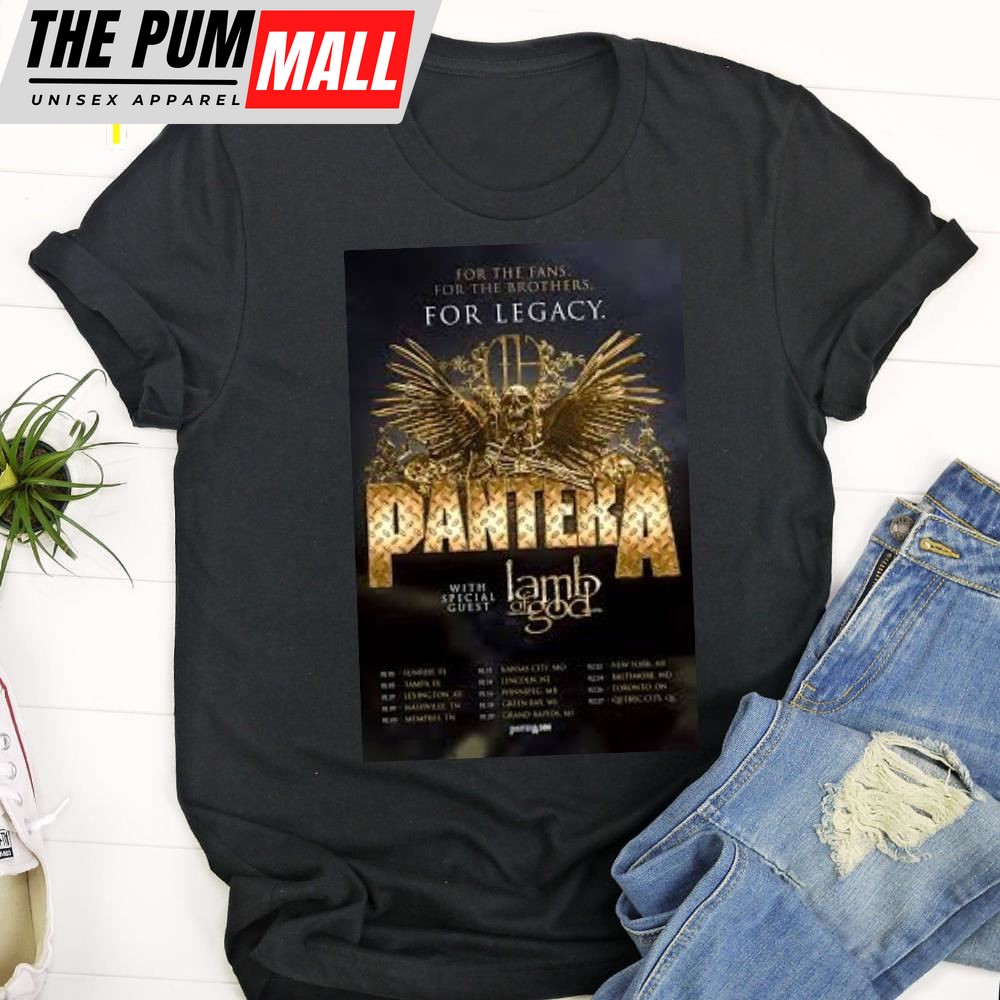 Pantera For The Legacy 2025 North American Tour Poster Print