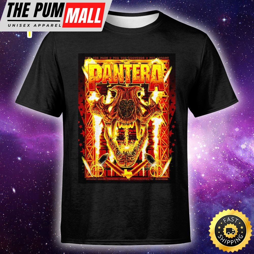 Pantera Houston August 17 2025 Poster Unisex T-shirt