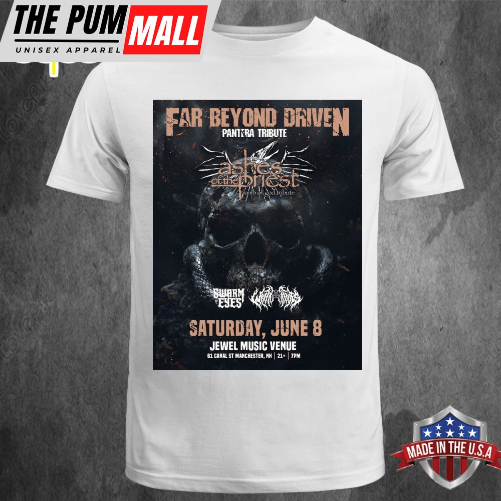 Pantera & Lamb of God Tributes , 61 Canal St., Manchester, NH, 8 June 2025 Unisex T-shirt