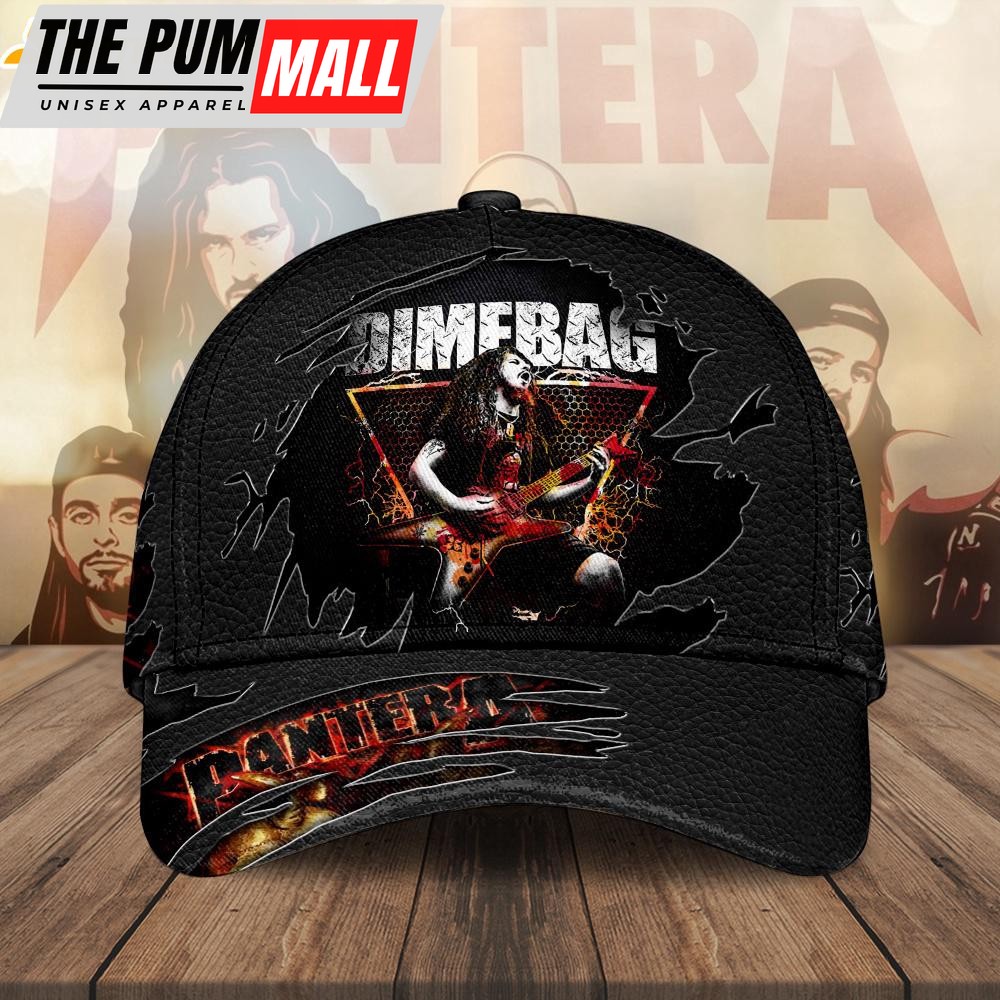 Pantera Music Pattern Baseball Cap Print For Fans