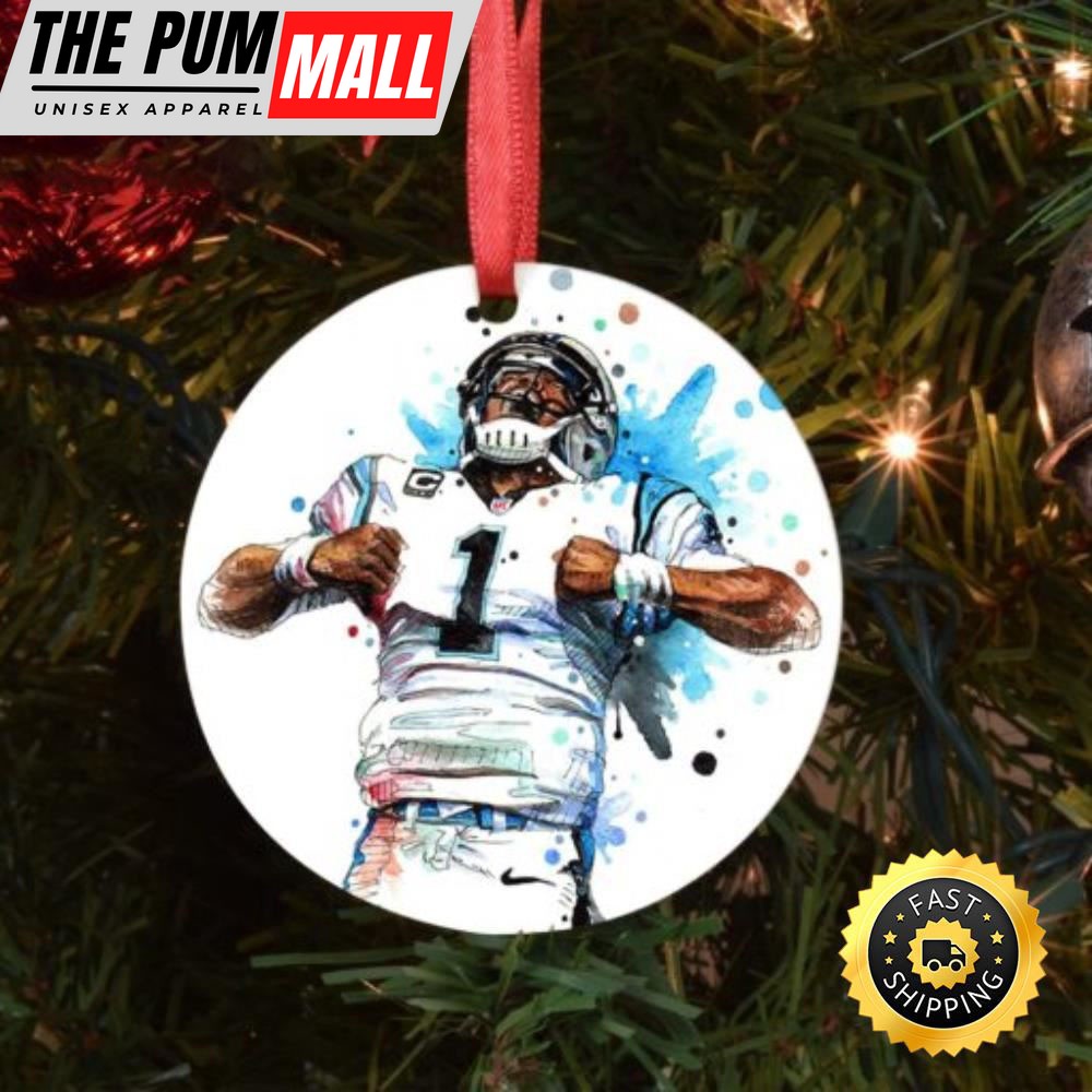 Panthers Cam Newton NFL Football Ornaments Limited Edition