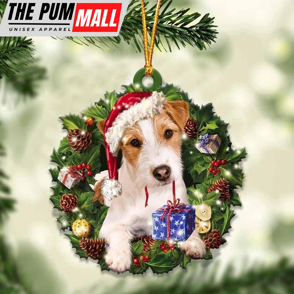 Parson Russell And Christmas Ornament – Acrylic Dog Ornament – Gifts For Dog Lovers Limited Edition
