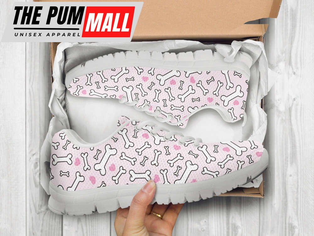 pastel-bone-shoes-custom-name-shoes-bones-pattern-running-sneakers-for-pet-lover-hc8cj1au Pastel Bone Shoes Custom Name Shoes Bones Pattern Running Sneakers For Pet Lover