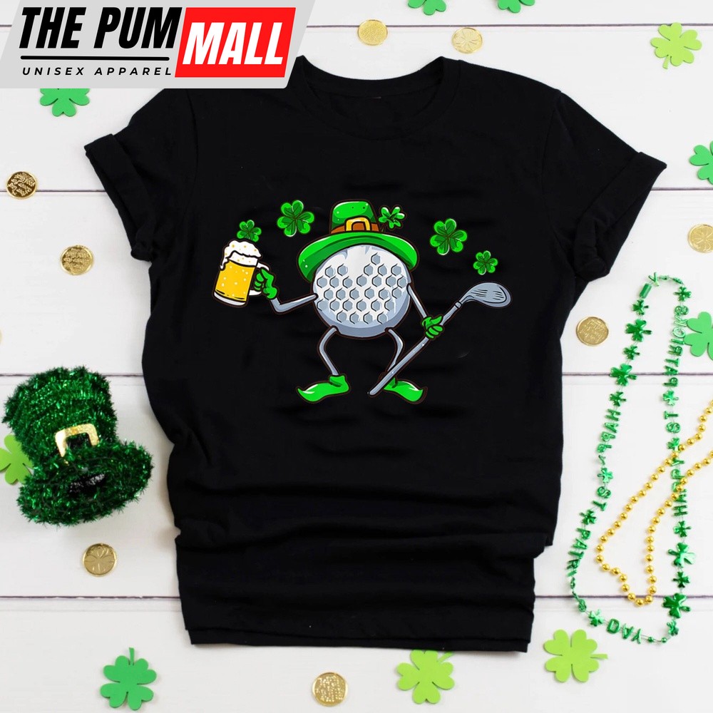 Patrick’s Day T-Shirt, St Patrick’s Day Golf T-Shirt, Beer Lover Shirt, Golfing Shirt, Irish Shirt, Golfer T-Shirt, Golf Lover Tee