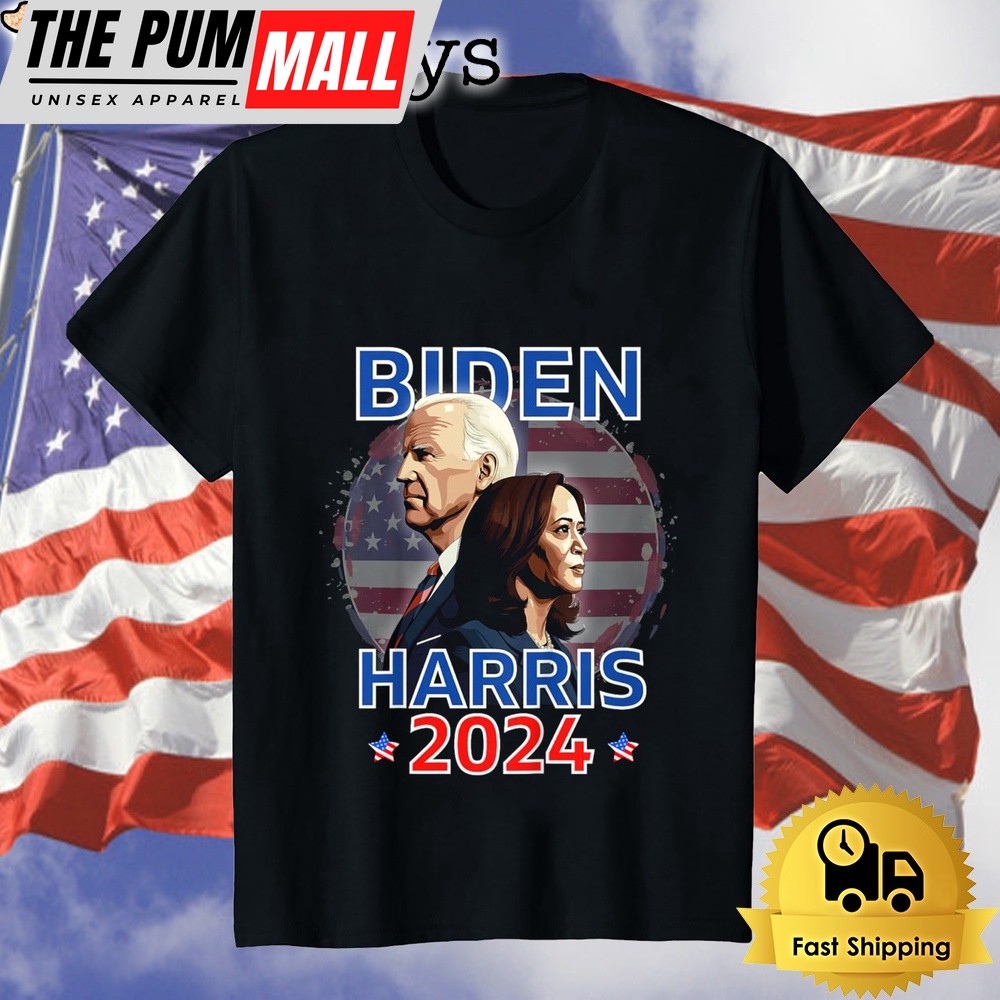 Patriotic Joe Biden Kamala Harris Democrat Campaign 2024 Unisex T-Shirt