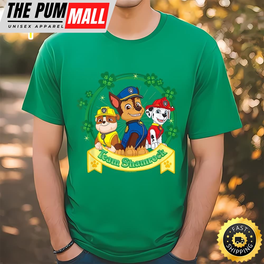PAW Patrol St. Patricks Day Team Shamrock T-Shirt
