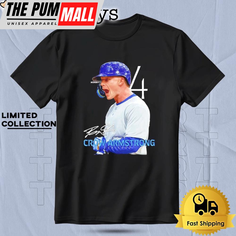 Pca Pete Crow Armstrong Chicago Cubs Signature T Shirt