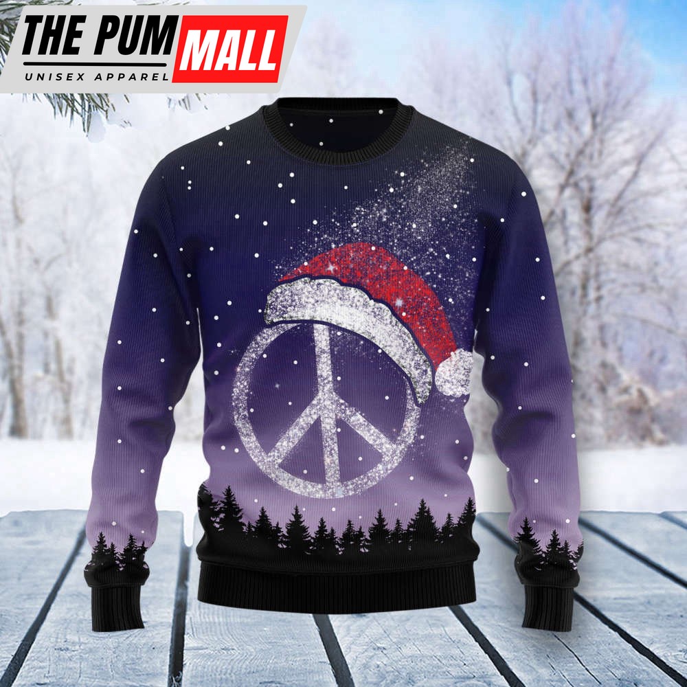 Peace Hippie T0311 Ugly Christmas Sweater – Best Gift For Christmas