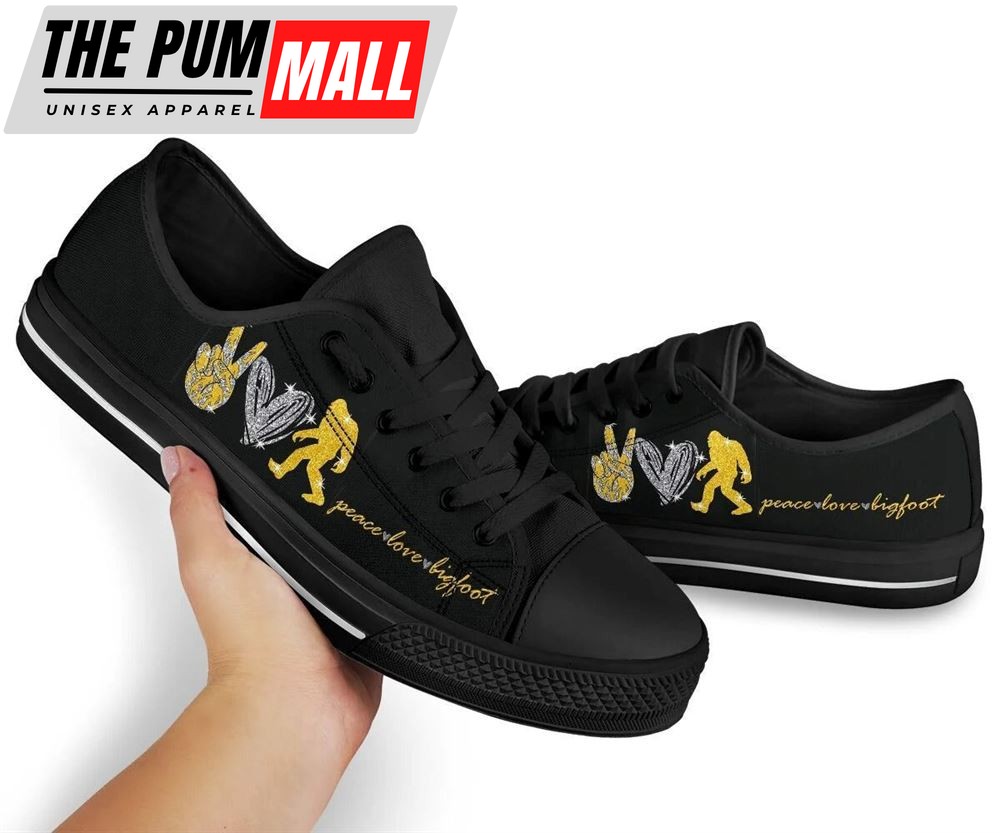peace-love-bigfoot-low-top-shoes-low-top-shoes-mens-women-lsanlhe9 Peace Love Bigfoot Low Top Shoes – Low Top Shoes Mens, Women