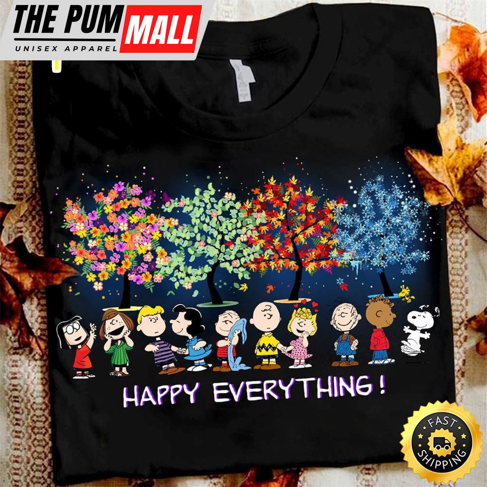 Peanuts Character Dog Happy Everything Shirt Gift For Thanksgiving Day