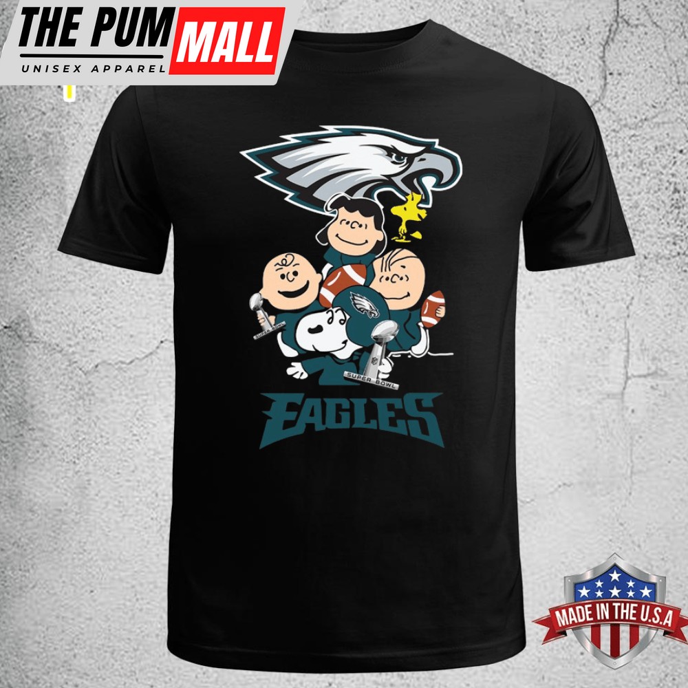 Peanuts Teams Philadelphia Eagles Unisex T-shirt