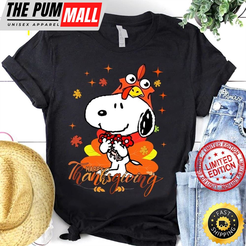 Peanuts Thanksgiving Checklist Short-Sleeve T-Shirt