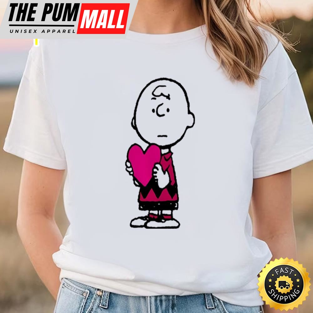 Peanuts Valentines Day Heart Charlie Brown Toddler T-shirt