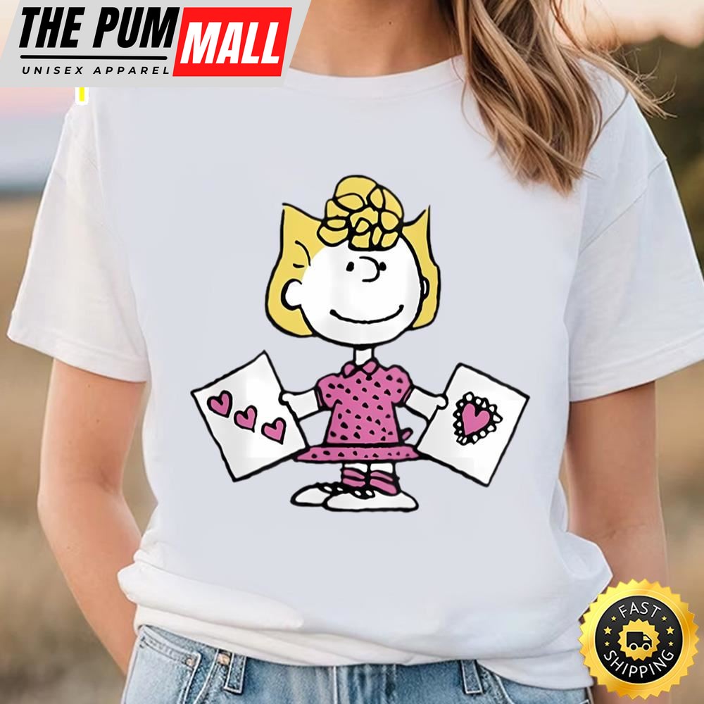 Peanuts Valentines Day Sally Valentines T-Shirt