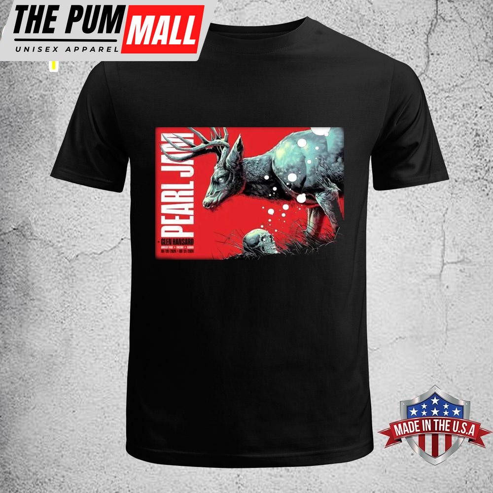 Pearl Jam 2024 Tour Chicago Wrigley Field Poster Unisex T-Shirt