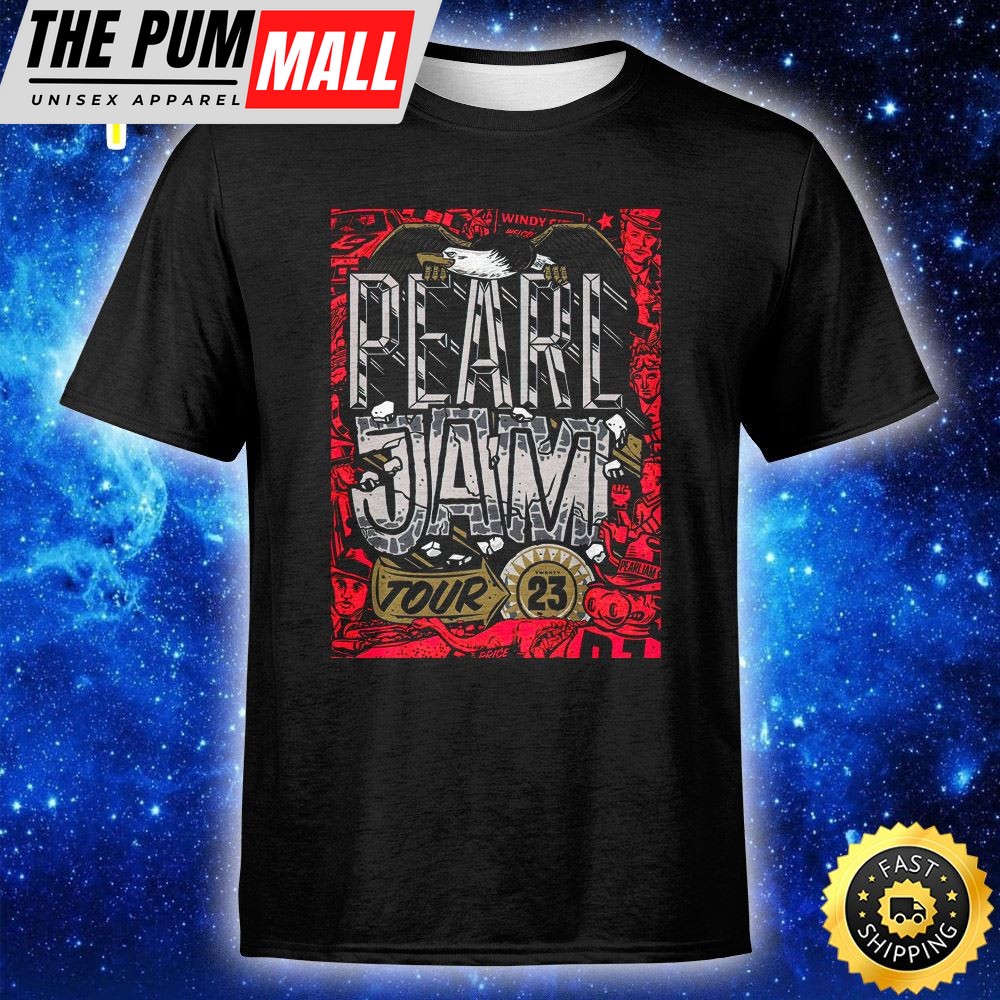 Pearl Jam Announce Short 2025 Us Tour Unisex T-shirt