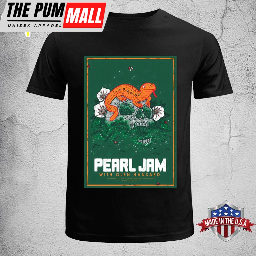 Pearl Jam Dark Matter 2024 Tour Philadelphia Wells Fargo Center Unisex T-Shirt