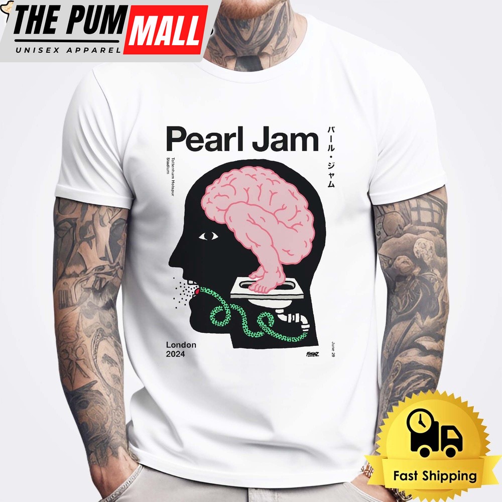 Pearl Jam Dark Matter Tour At London 29 June 2024 Unisex T-Shirt