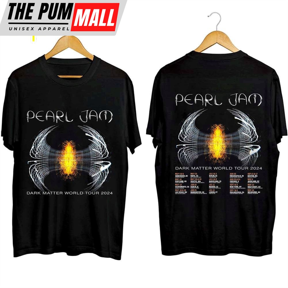 Pearl Jam Dark Matter World Tour 2024 Shirt