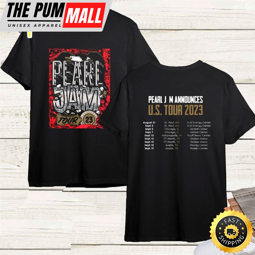 Pearl Jam Merch 2025 Unisex T-shirt