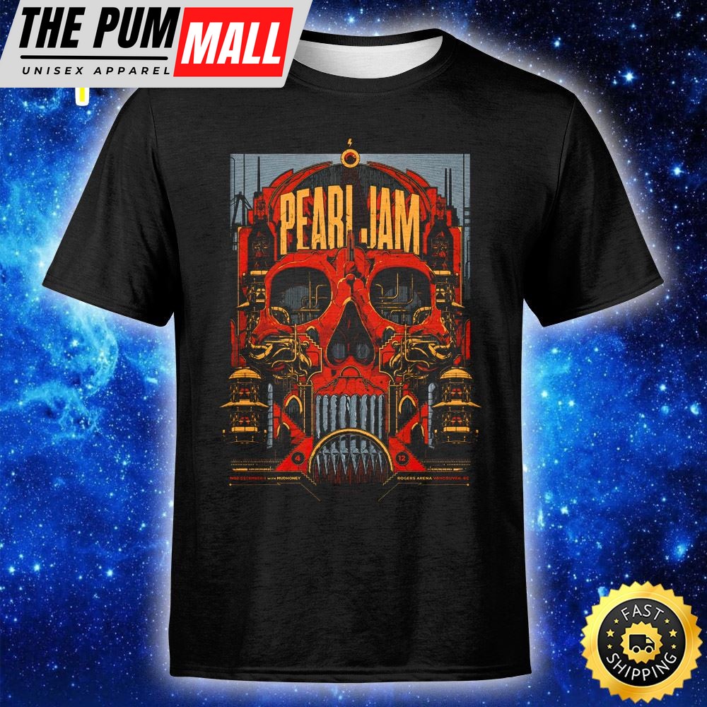 Pearl Jams Vancouver, Bc Tour History Unisex T-shirt