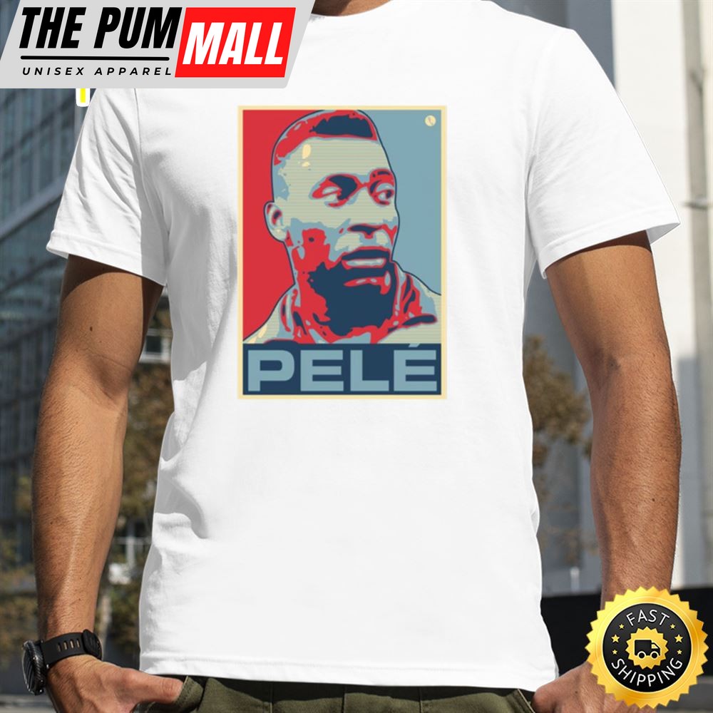 Pel? Graphic Hope Footballer Player Soccer Unisex Tee T-Shirt