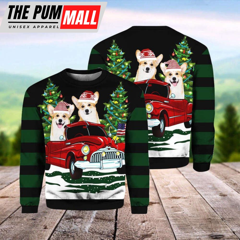 Pembroke Welsh Corgi Christmas Gifts For Dog Lovers Ugly Christmas Sweater For Christmas Day