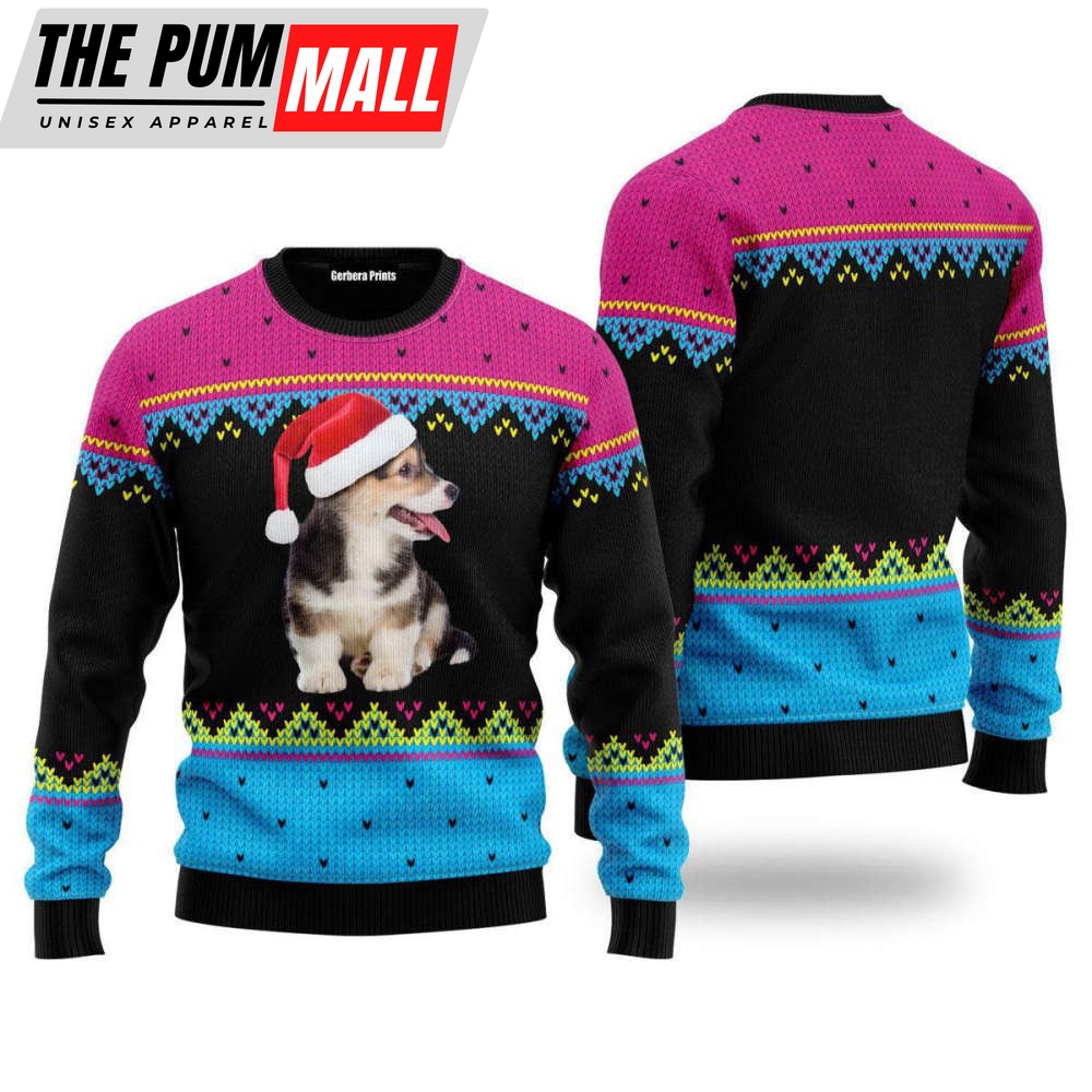 Pembroke Welsh Corgi  Ugly Christmas Sweater , Pembroke Welsh Corgi  Unisex Crewneck Sweater