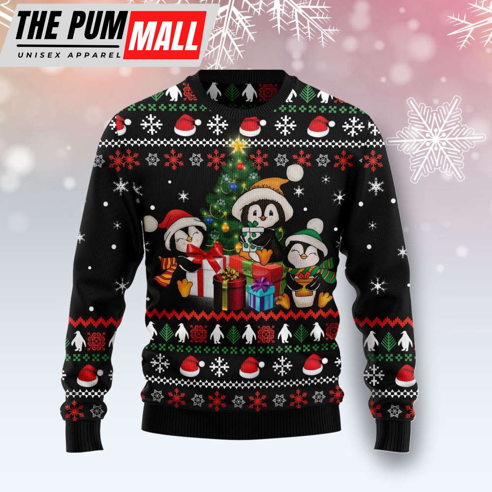 Penguin Christmas Tree Ugly Christmas Sweater – Best Gift For Christmas Day